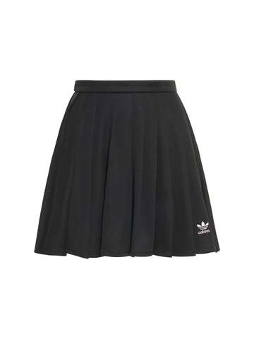 ADIDAS ORIGINALS Tech Pleated Skirt in black