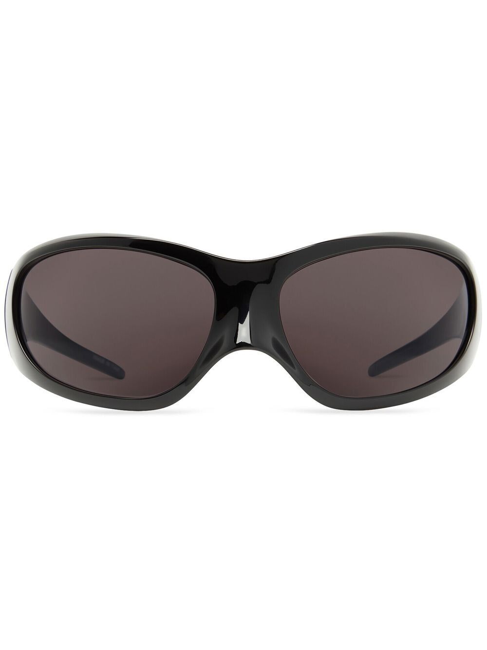 Balenciaga Skin XXL round-frame sunglasses - Black