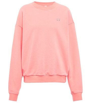 Alo Yoga Accolade cotton-blend sweatshirt in pink