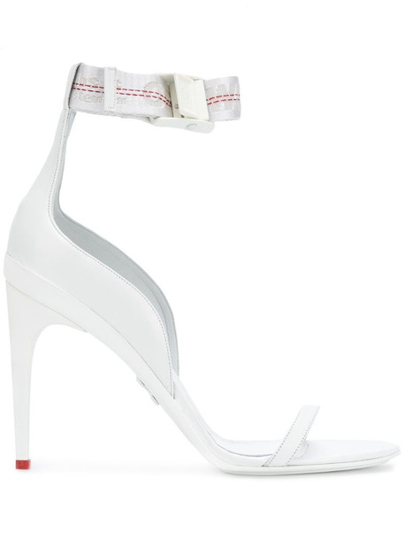 Off-White Industrial sandals in white