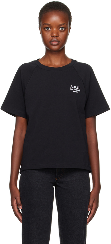 a.p.c. a.p.c. black michele t-shirt