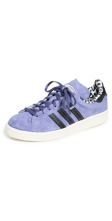 adidas Campus 80s X XLarge Sneakers in black / violet / white