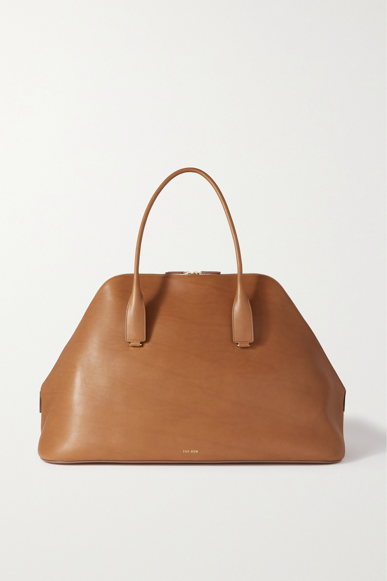 The Row - Devon Leather Tote - Brown