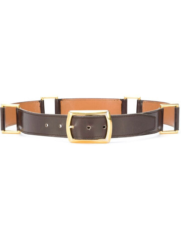 Hermès pre-owned loops buckled belt in brown