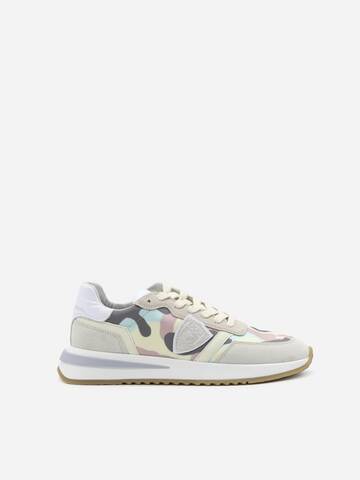 Philippe Model Tropez 2.1 Sneakers With Camouflage Print in bianco