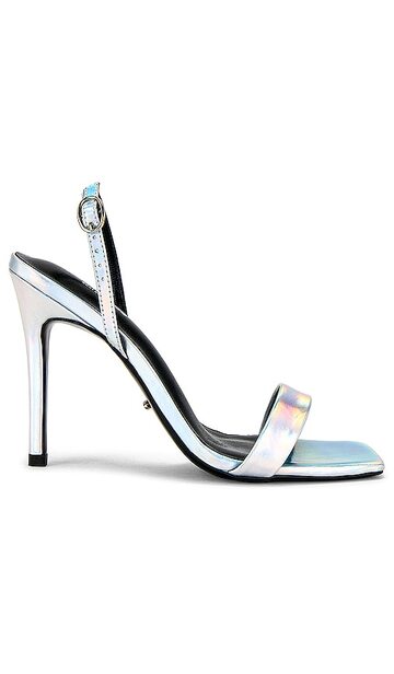 tony bianco felyx sandal in metallic silver