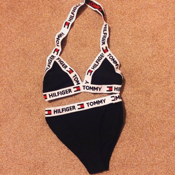 swimwear, tommy hilfiger bikini - Wheretoget