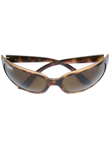 Ray-Ban rectangular shaped sunglasses - Brown