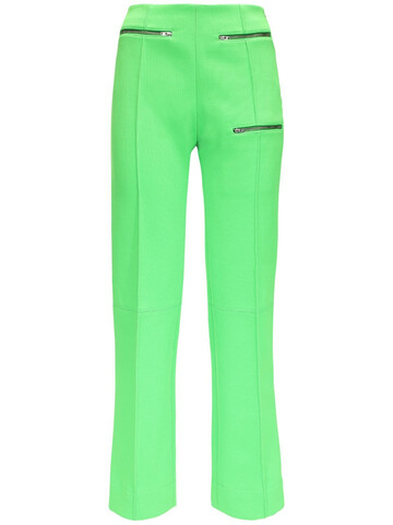 KWAIDAN EDITIONS Jersey Mousse Slim Leg Pants in green