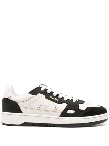 axel arigato dice panelled suede sneakers - white