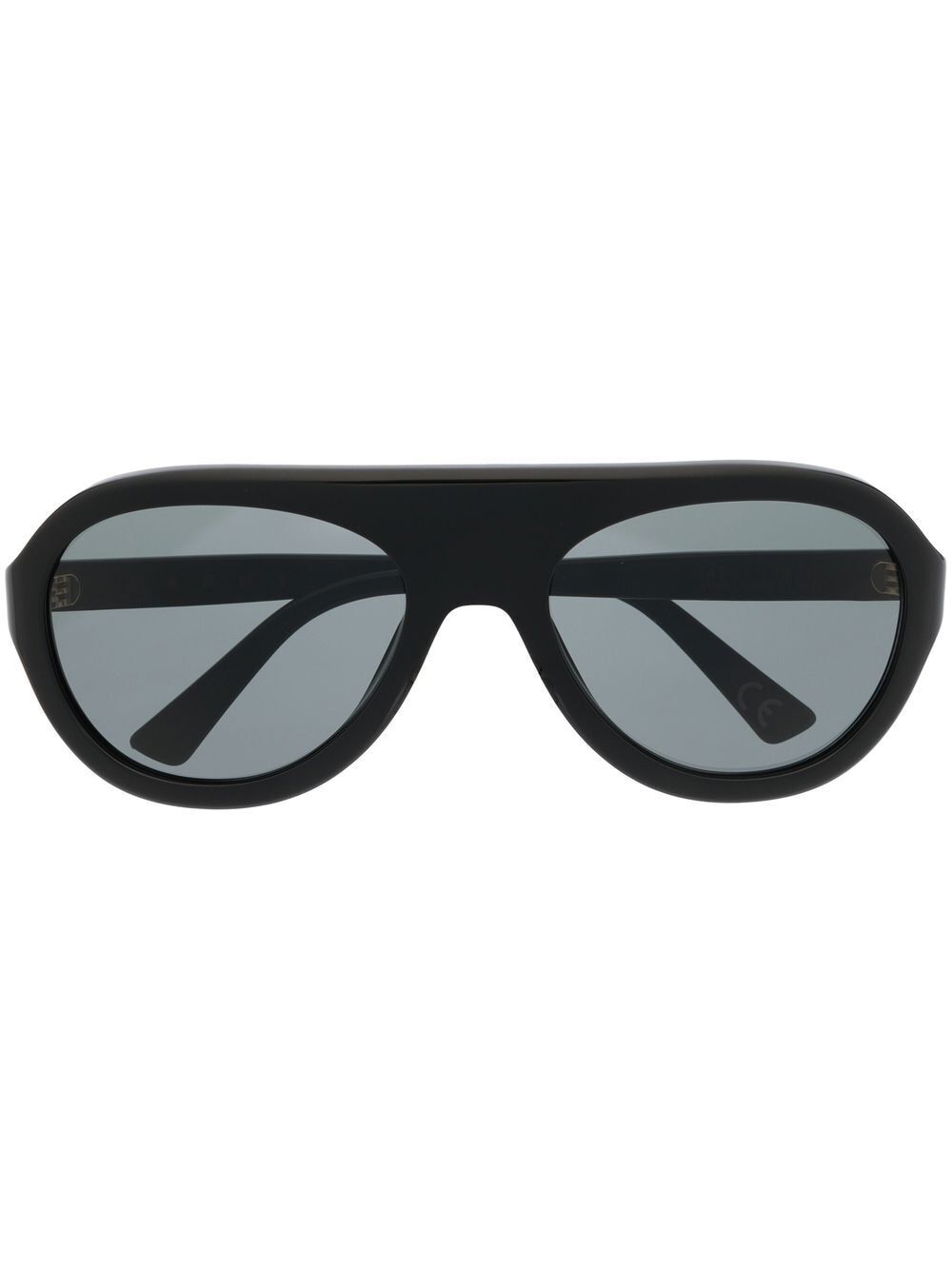 Marni Eyewear T4T round sunglasses - Black