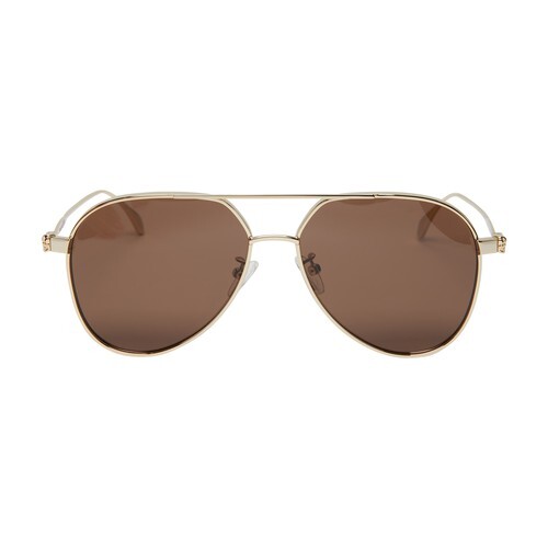Alexander Mcqueen Sunglasses in brown / gold
