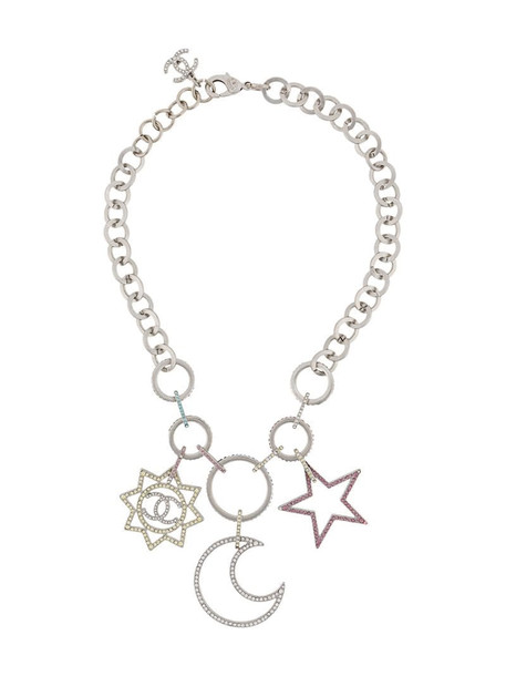 Chanel Pre-Owned 2017 charm necklace in silver