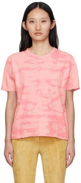 ERL Pink Plain Pocket T-Shirt