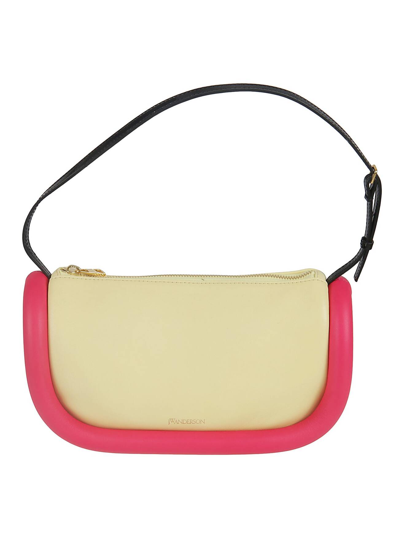 J.W. Anderson The Bumper Baguette Shoulder Bag in pink / yellow