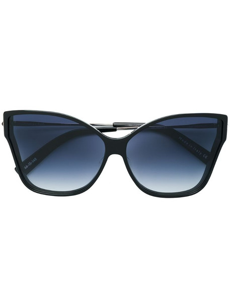 Christian Roth oversized butterfly shape sunglasses in black