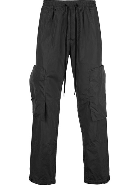 Vivienne Westwood Anglomania drawstring straight-leg trousers in black