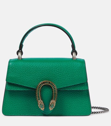 gucci dionysus mini embellished leather tote bag in green