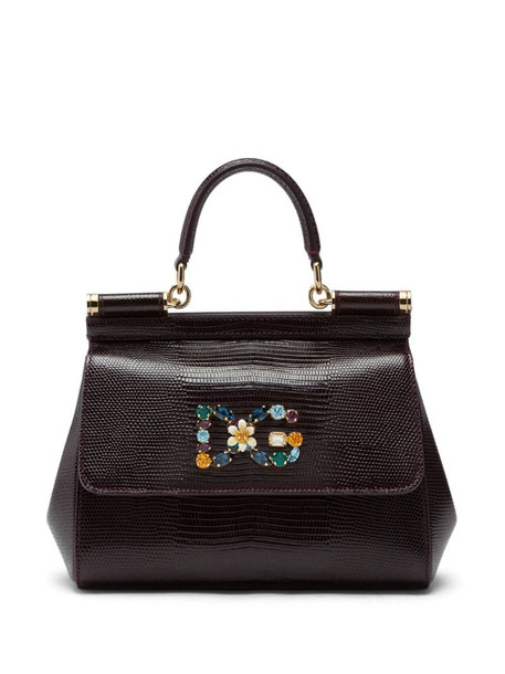 Dolce & Gabbana small Sicily top-handle bag in purple