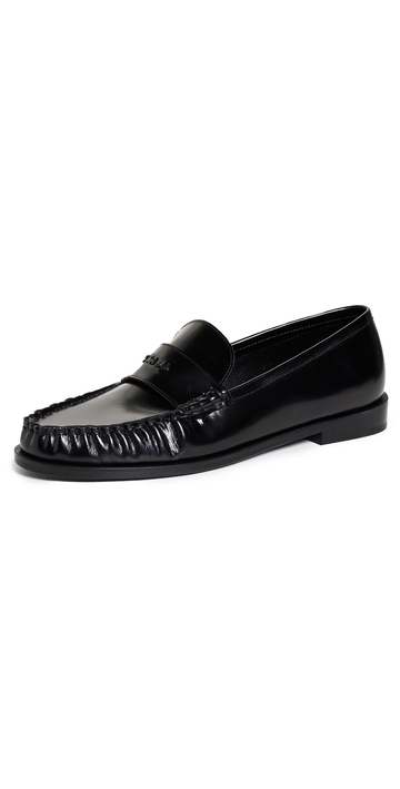 staud loulou loafers black 39