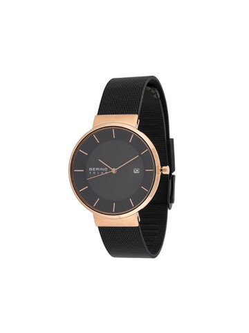 Bering Solar textured style watch in black