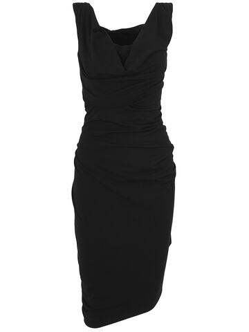 VIVIENNE WESTWOOD Ginnie Viscose Jersey Dress in black