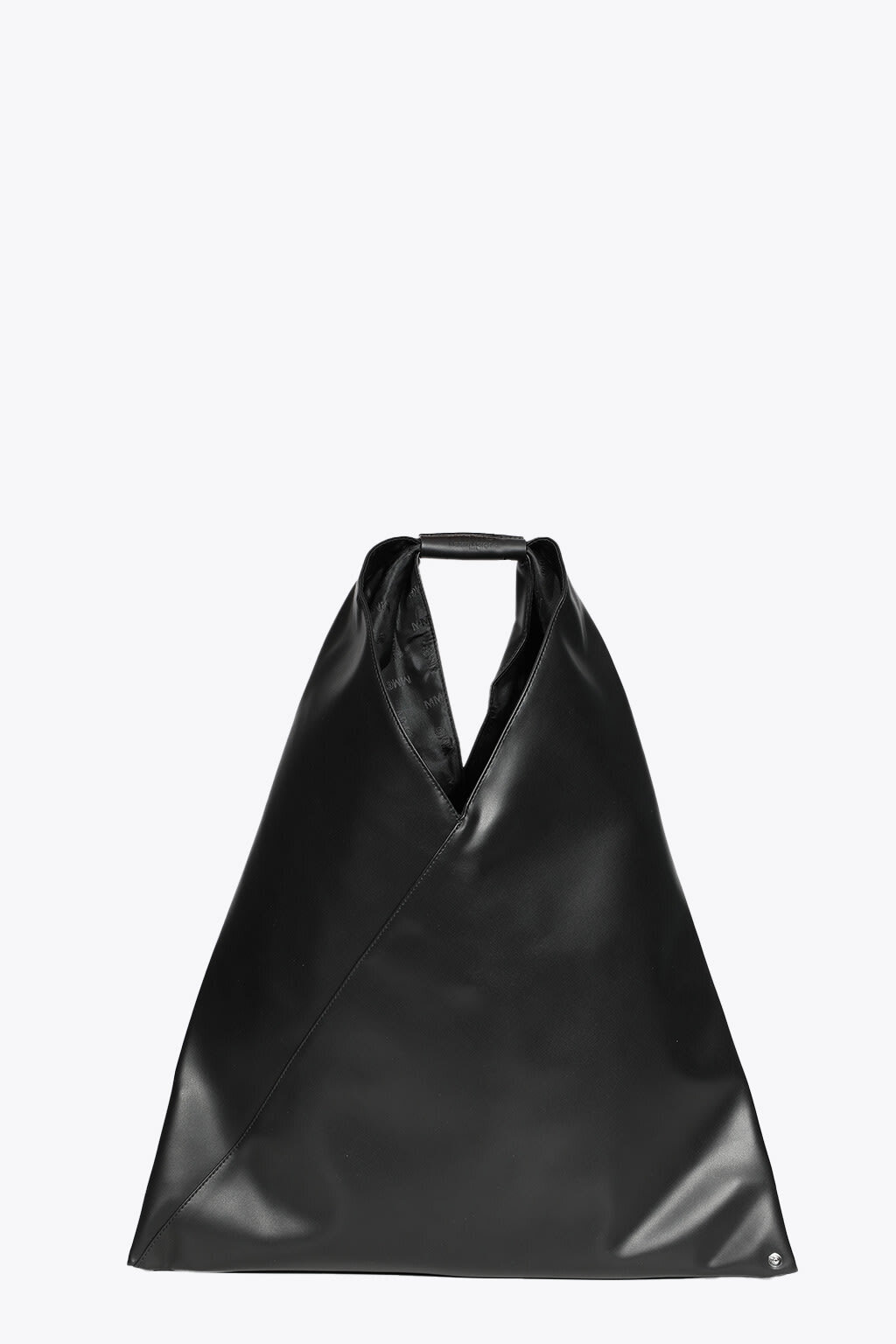 MM6 Maison Margiela Borsa Mano Mm6 Black vegan leather Japanese bag in nero