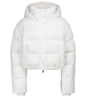 WARDROBE.NYC Release 03 cropped down puffer jacket in white