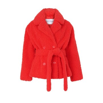 Stand Tiffany belted coat