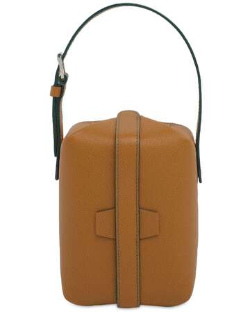 VALEXTRA New Tric Trac Grained Leather Bag