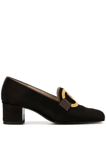 Chanel Pre-Owned CC heeled loafers in brown