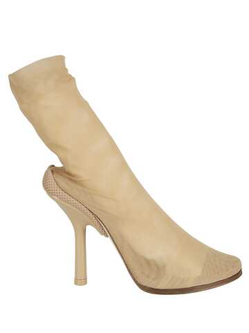 Burberry Gennie Ankle Boots in beige