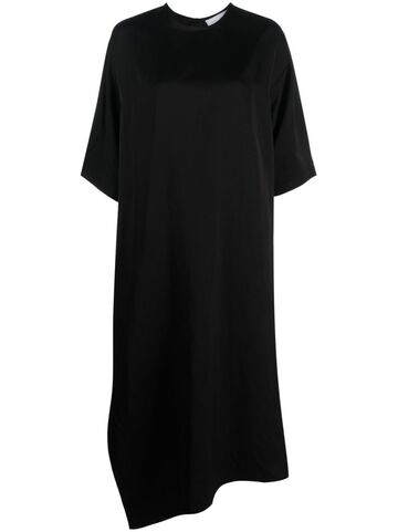 christian wijnants darene asymmetric midi dress - black