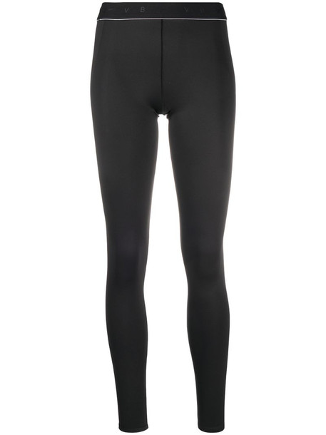 Reebok x Victoria Beckham logo waistband leggings in black