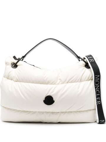 moncler legere quilted tote bag - white