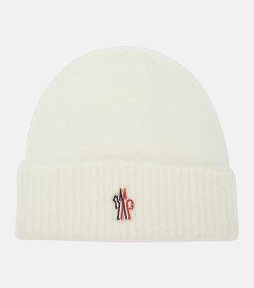 moncler grenoble alpaca and wool-blend beanie in white