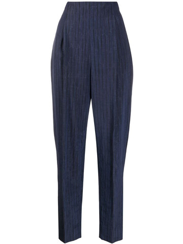 Romeo Gigli Pre-Owned 1990s tapered trousers in blue