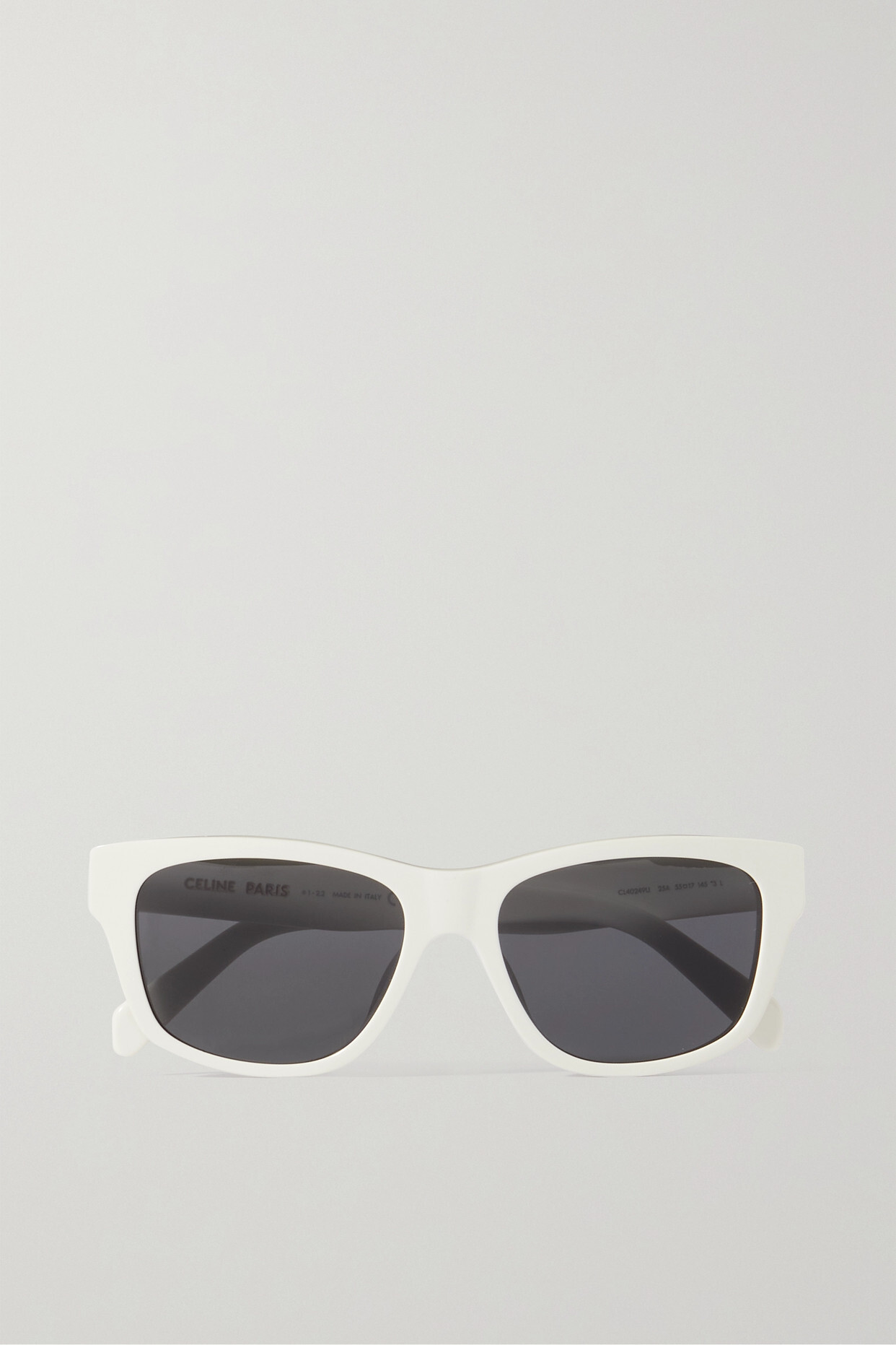 CELINE Eyewear - Monochroms Square-frame Acetate Sunglasses - Ivory