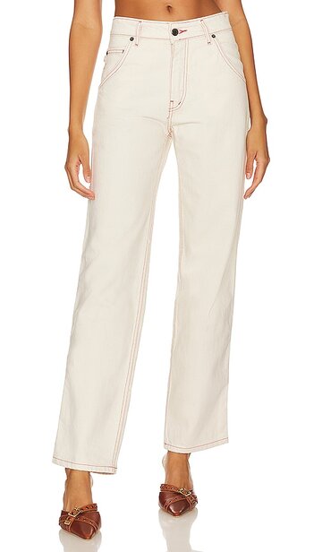 FIORUCCI Carpenter Jeans in White in ecru