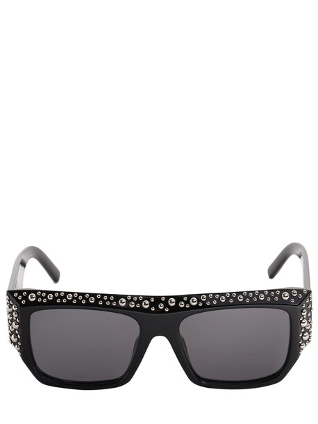 PALM ANGELS Casablanca Embellished Sunglasses in black / grey