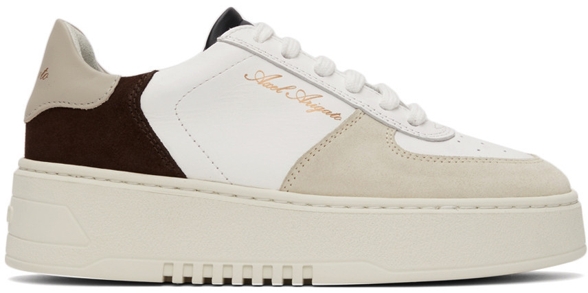 Axel Arigato Orbit Sneakers in brown / white