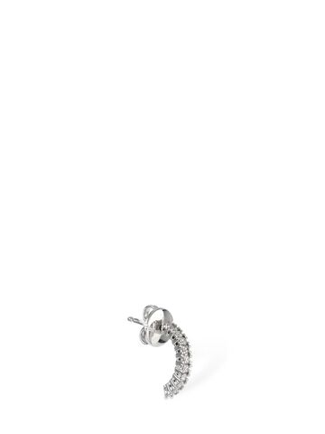 delfina delettrez 1987 diamond mono earring in silver