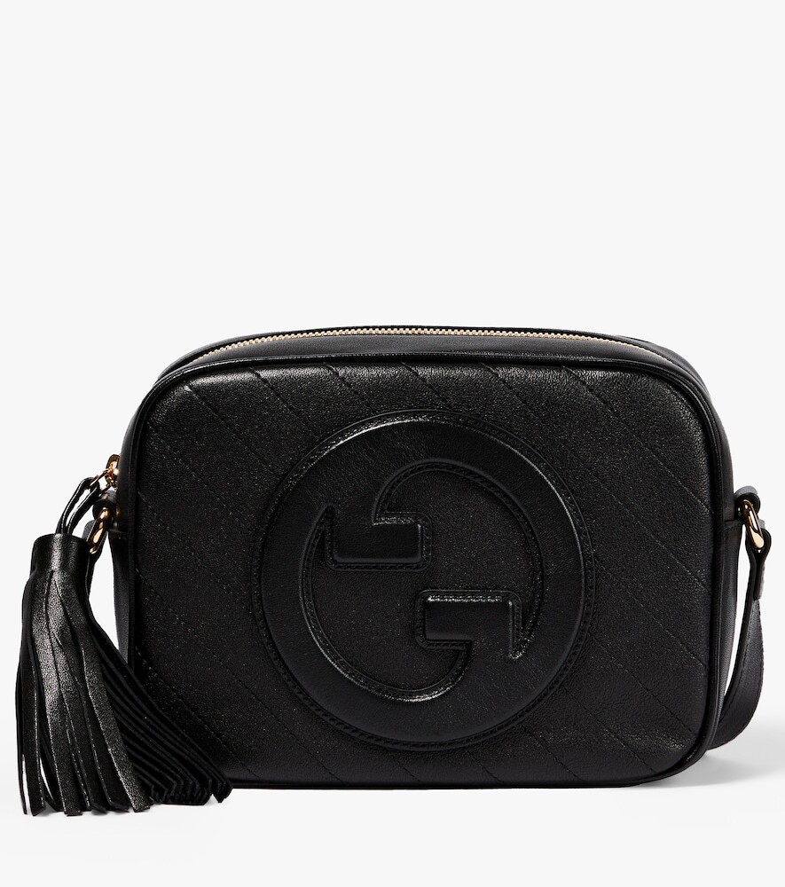 Gucci Blondie Small leather shoulder bag in black