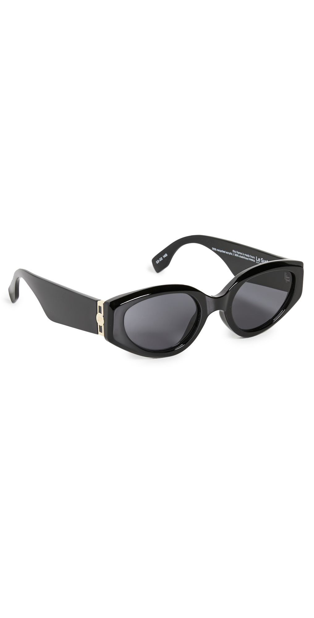 Le Specs Gymplastic Sunglasses in black