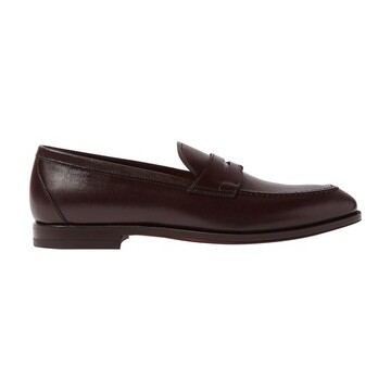scarosso stefano loafers in brown