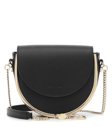 See By Chloé Mara Mini leather shoulder bag in black