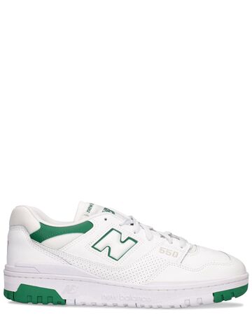 new balance 550 sneakers in green / white
