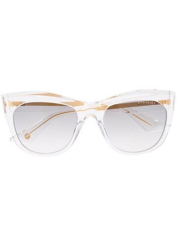 Dita Eyewear square tinted sunglasses in white