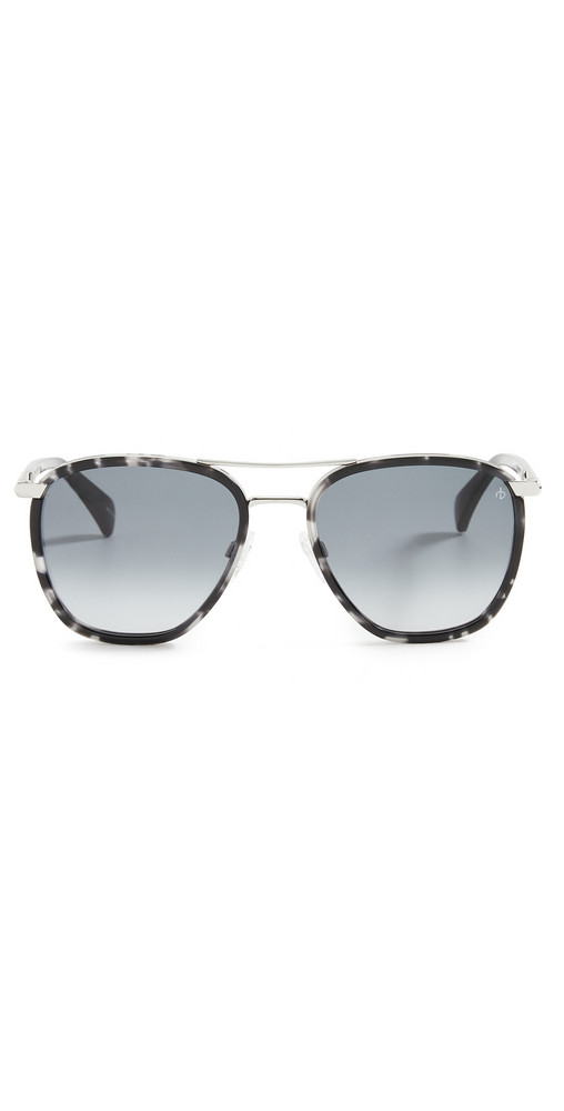 Rag & Bone Classic Aviator Sunglasses in grey