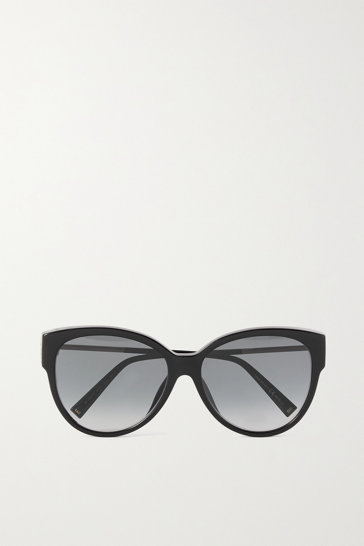 Givenchy - Oversized Cat-eye Acetate And Gold-tone Sunglasses - Black